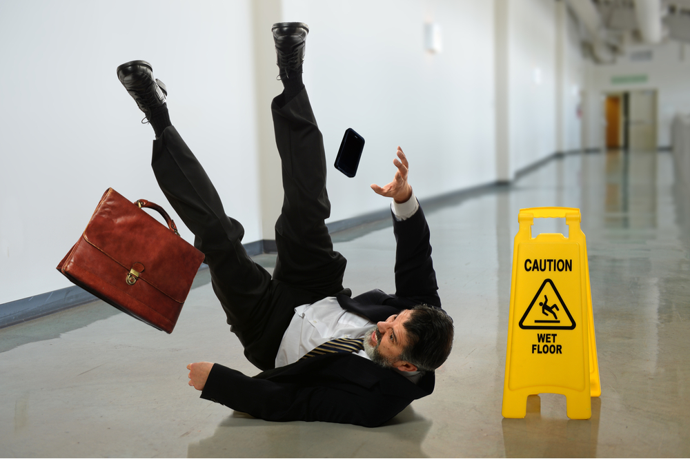 personal injury litigation sllip and fall accident