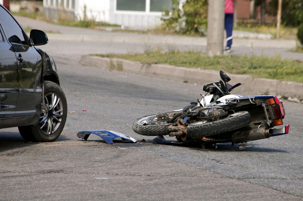 p a motorcycle accident