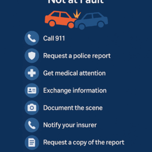 What to Do After a Car Accident When You’re Not at Fault in Florida
