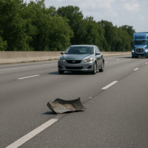 What Happens If Road Debris Causes a Car Accident in Florida?